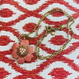 J Crew Floral Necklace